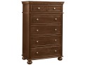 Maxwell 6 Drawer Chest - Cappuccino finish.