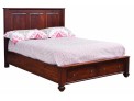 William Queen Panel Bed with Storage Footboard